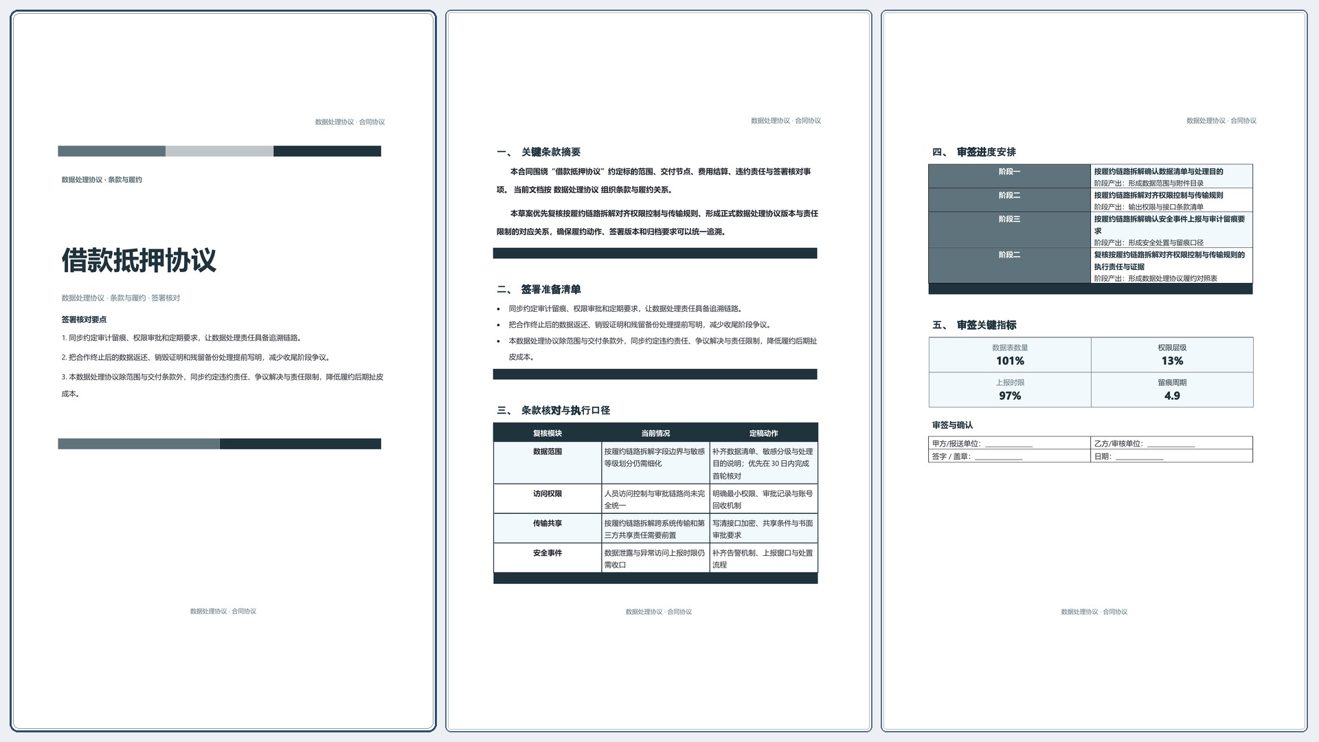 合同协议文档《借款抵押协议》条款清晰版｜专业文稿行业专属结构·替换即可交付