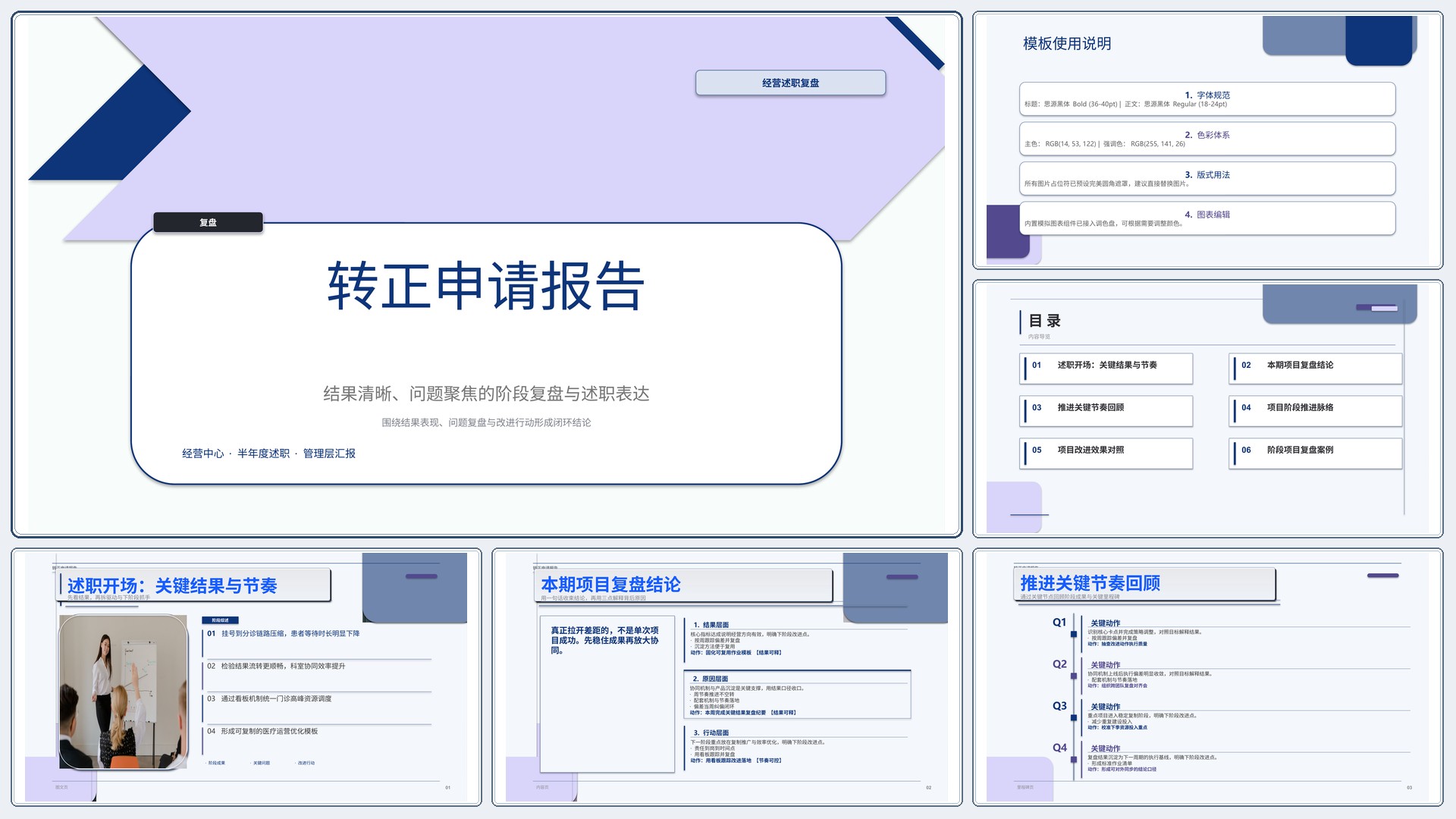 职场述职汇报《转正申请报告》叙事完整版｜述职复盘结果驱动·管理层可读