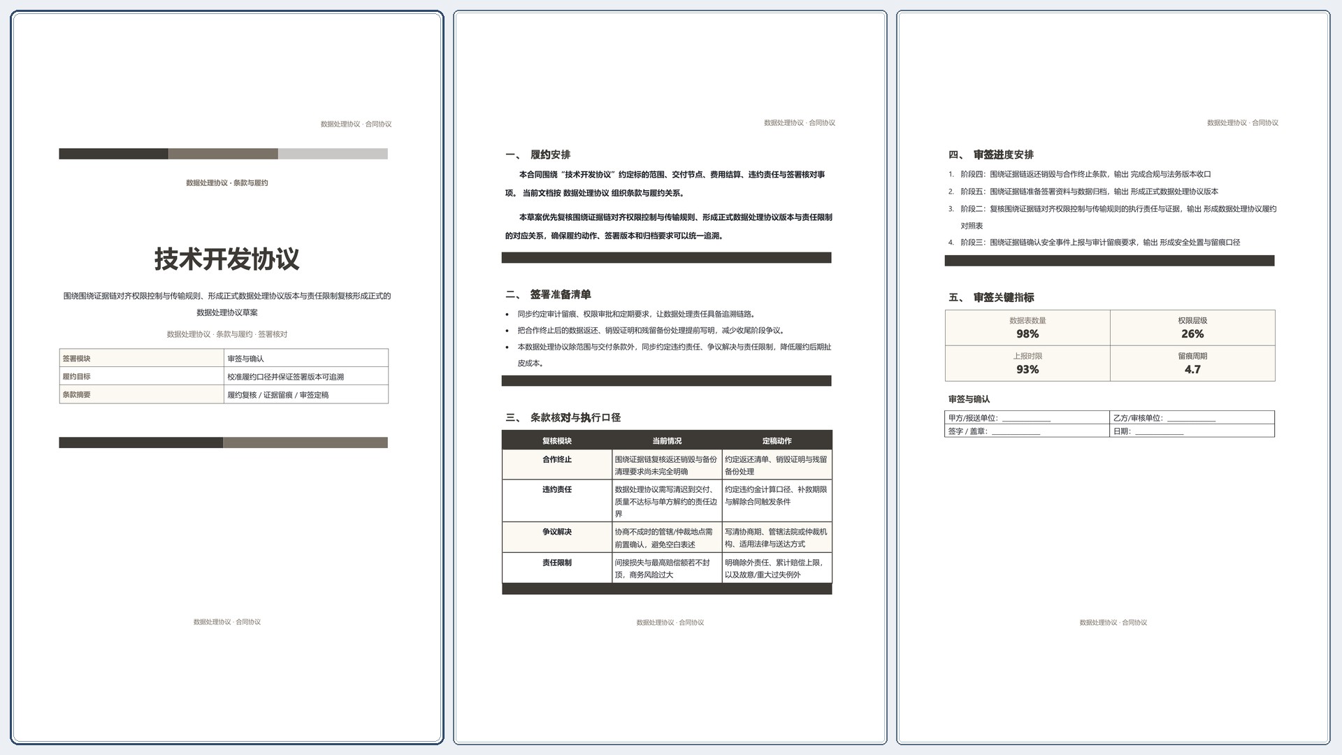 合同协议文档《技术开发协议》材料齐套版｜专业文稿行业专属结构·替换即可交付