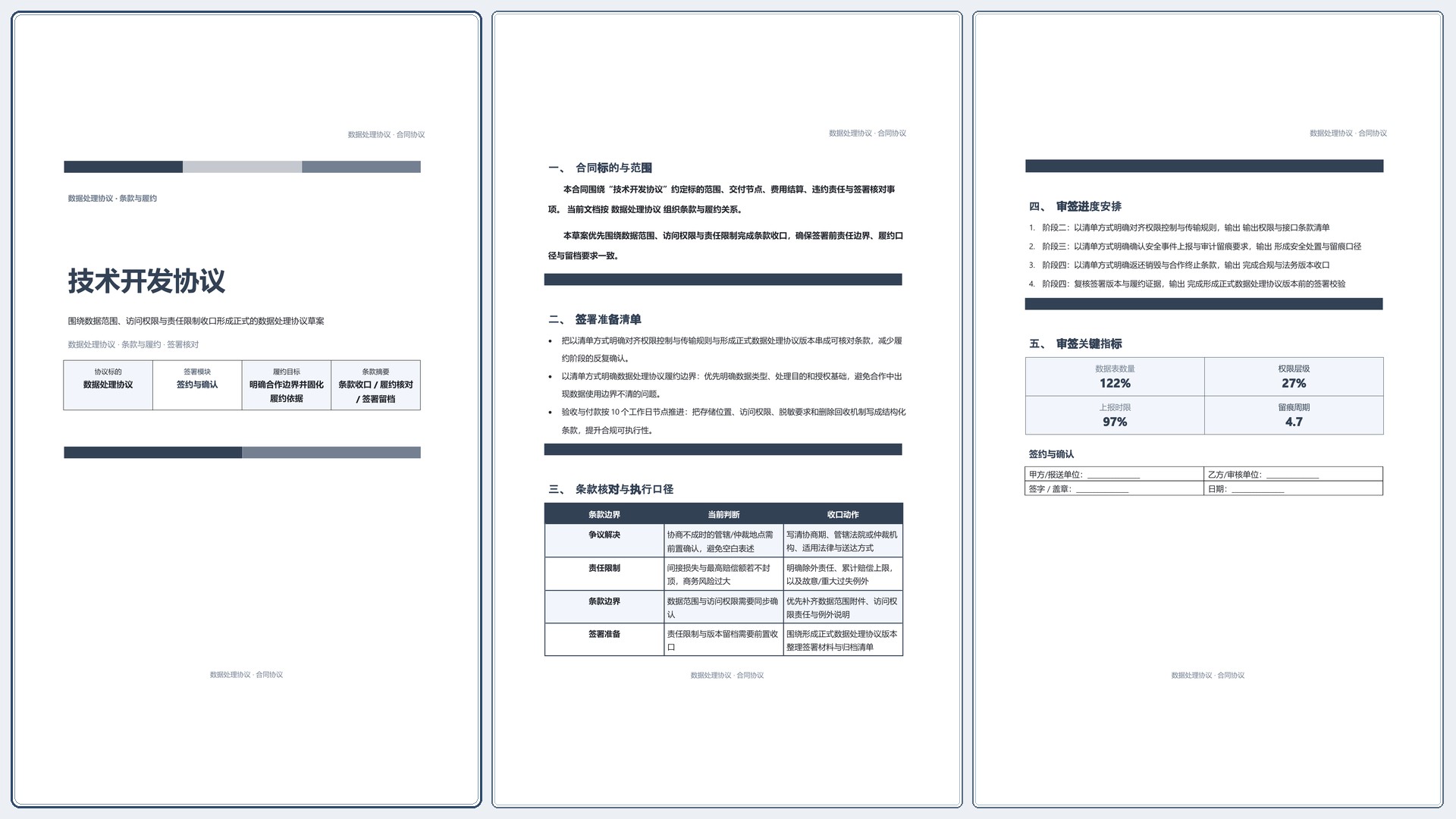 合同协议文档《技术开发协议》标准结构版｜专业文稿行业专属结构·替换即可交付