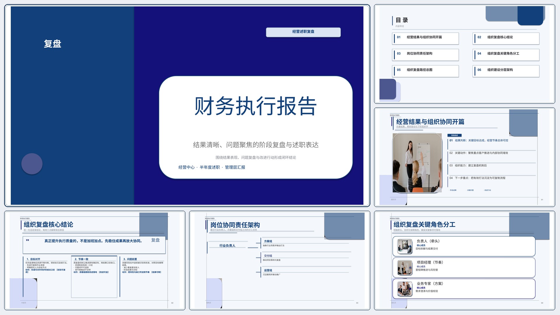 职场述职汇报《财务执行报告》时间线版｜述职复盘结果驱动·管理层可读