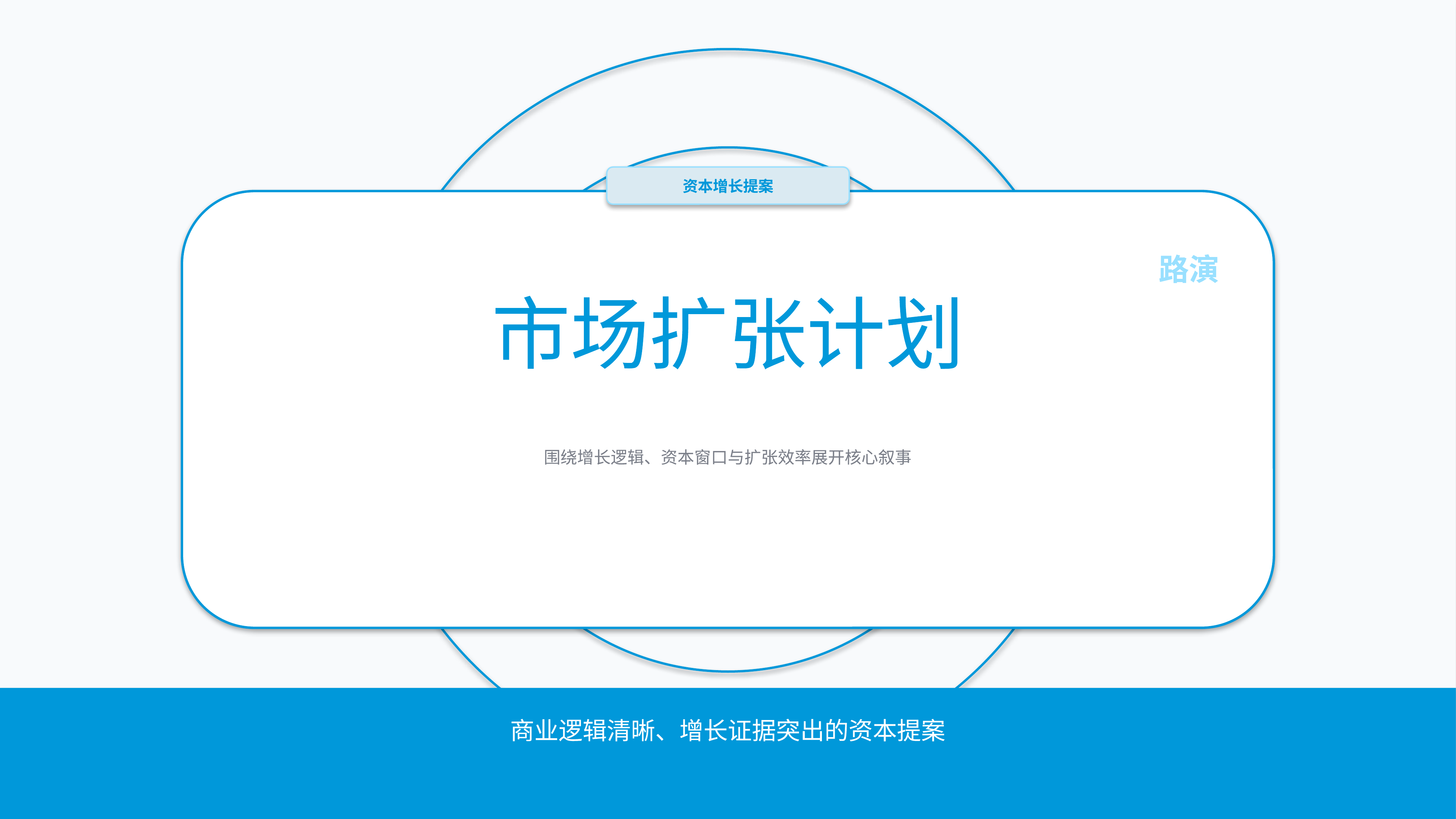 商业项目路演《市场扩张计划》图表驱动版｜融资叙事增长证据·资本可读